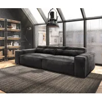 big-sofa sirpio xl 270x130 cm microfibre noir