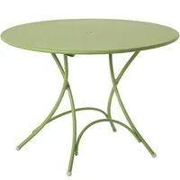 emu table pliante ronde pigalle - vert