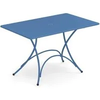 emu table pliante rectangulaire pigallet - bleu marine