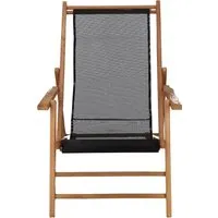 jan kurtz chaise longue maxx - noir
