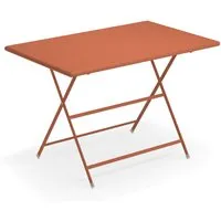 emu table pliante arc en ciel - rouge érable