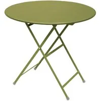 emu table pliante arc en ciel ronde - vert