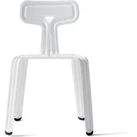 moormann chaise pressed - blanc signalisation