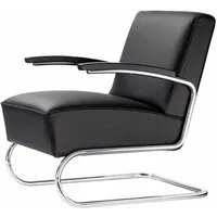 thonet fauteuil s 411 - cuir noir