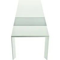 fast table grande arche à rallonges - blanc - 160 x 90 cm