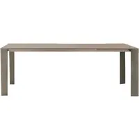 fast table grande arche à rallonges - taupe - 160 x 90 cm