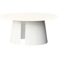 jan kurtz table d'appoint feel - blanc - ø 80 cm