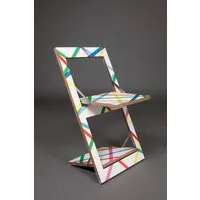 ambivalenz chaise pliante fläpps - lin multicolore