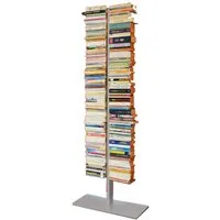 radius bibliothèque double booksbaum - argent - hauteur 170 cm
