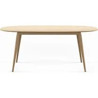 bruunmunch table playdinner lamé - chêne blanc huilé - 180 cm
