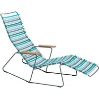 houe chaise longue click sunrocker - multicolore 2