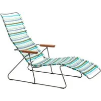 houe chaise longue click sunlounger - multicolore 2