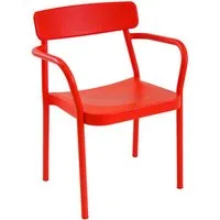 emu fauteuil grace - rouge