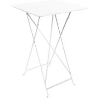 fermob table haute bistro - 01 blanc coton