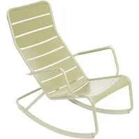 fermob chaise à bascule luxembourg - 65 vert tilleul