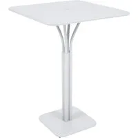 fermob table haute luxembourg - 01 blanc coton