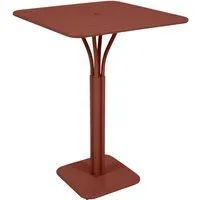 fermob table haute luxembourg - 20 ocre rouge