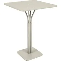 fermob table haute luxembourg - a5 gris argile
