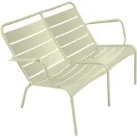 fermob fauteuil duo luxembourg - 65 vert tilleul