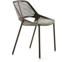 fast chaise de jardin niwa - gris métallique