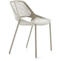 fast chaise de jardin niwa - gris clair