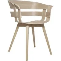 design house stockholm chaise wick - chêne - chêne