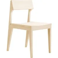 objekte unserer tage chaise schulz - frêne ciré/pigmenté blanc
