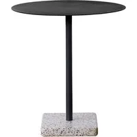 hay table de jardin terrazzo  - gris foncé - terrazzo gris - rond ø 70 cm