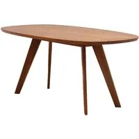 zeitraum table cena hyperelliptique - frêne - 170 x 100 cm
