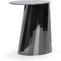 classicon table d'appoint pli - noir onyx brillant - 65 cm