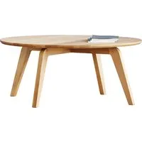 jan kurtz table basse dweller  - naturel - ø 90 cm