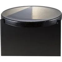 pulpo table d'appoint alwa one big - gris - noir