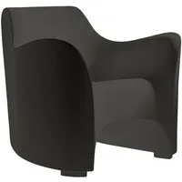 driade fauteuil d'extérieur tokyo-pop  - noir anthracite