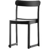 artek chaise atelier  - hêtre, laqué noir