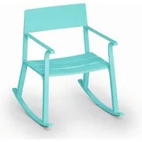 weishäupl fauteuil à bascule flow  - bleu pastel