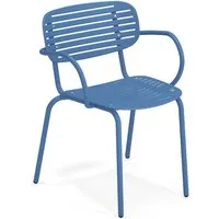 emu chaise avec accoudoirs mom  - bleu marine