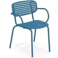 emu chaise avec accoudoirs mom  - bleu