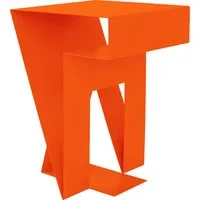 objekte unserer tage table d'appoint neumann - orange pure