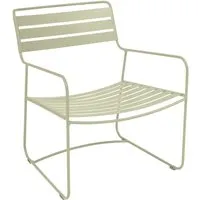 fermob fauteuil surprising  - 65 vert tilleul