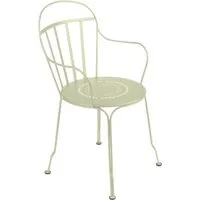 fermob fauteuil louvre  - 65 vert tilleul