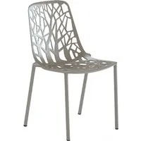 fast chaise de jardin forest - gris fer
