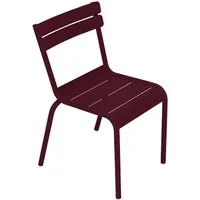 fermob chaise enfant luxembourg - b9 cerise noire