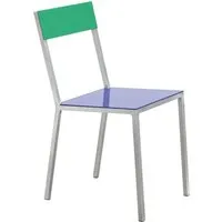 valerie_objects chaise alu - bleu foncé, vert