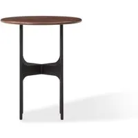 wendelbo table basse ronde floema - noyer - petit