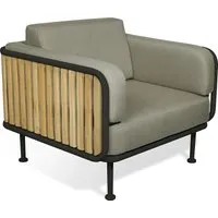 mindo fauteuil 100 lounge  - gris chaud