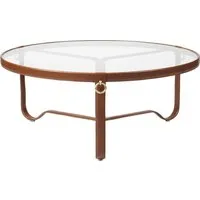 gubi table basse adnet - marron - 100 cm