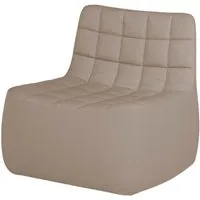 northern fauteuil yam lounge - brusvik 65 light brown