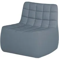northern fauteuil yam lounge - brusvik 94 grey blue