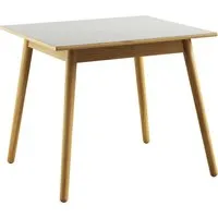 fdb møbler table de salle à manger c35 - gris clair - 82 cm