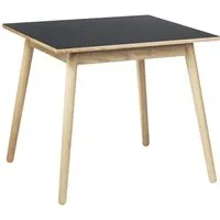 fdb møbler table de salle à manger c35 - 82 cm - gris foncé